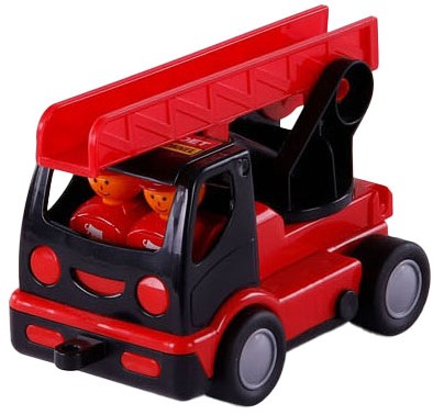 Cavallino crane truck toy - My First Crane Truck 19cm red