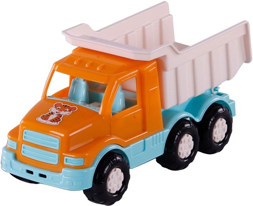 Cavallino dump truck toy orange safari truck 26.5cm