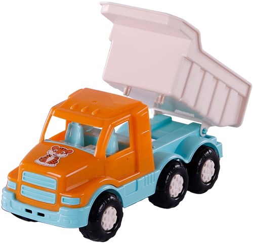 Cavallino dump truck toy orange safari truck 26.5cm-2