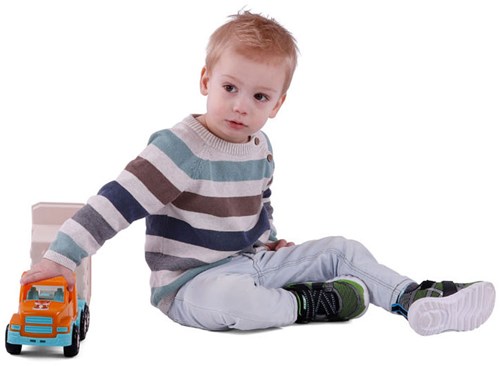 Cavallino dump truck toy orange safari truck 26.5cm-3
