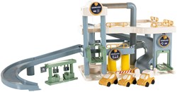 Garage toy Cavallino Luxe with cars pastel colors - playset