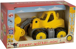 BIG Power Worker mini shovel - construction vehicle toy yellow