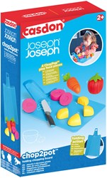 Toy Food Set Chop2Pot with Foldable Cutting Board and Knife, 16 Pieces