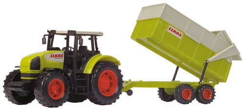 Dickie tractor toy CLAAS Ares with trailer - 57 cm - farm vehicle-2