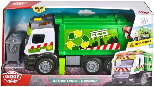 Dickie Mercedes garbage truck toy - Action Truck with lights and sounds