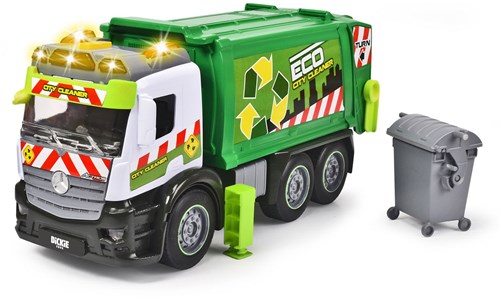Dickie Mercedes garbage truck toy - Action Truck with lights and sounds-2