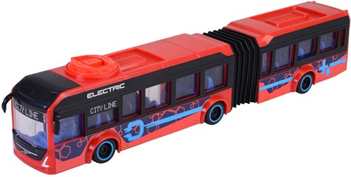 Dickie Volvo city bus toy 40 cm with steering function red