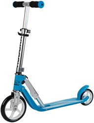 Hudora kids scooter Little Big Wheel - blue - foldable and adjustable