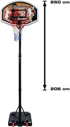 Hudora basketball stand Chicago - portable basketball set for kids