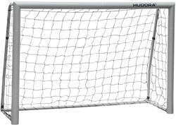 Hudora football goal expert 180 steel frame weatherproof net