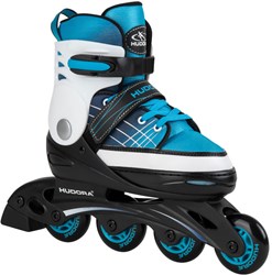 Hudora adjustable inline skates size 34-37 blue kids rollerblades