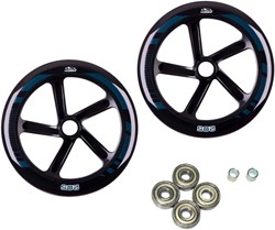 Hudora Wheel Set - Replacement wheels for BigWheel 205 scooter black