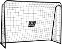 Hudora football goal XXL blue - large football goal for kids
