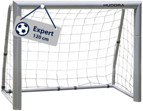 Hudora mini football goal 120 cm - sturdy steel frame for garden play-2