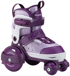 Hudora roller skates kids adjustable purple size 30-33 skates