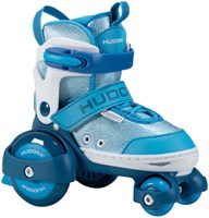 Hudora roller skates kids adjustable blue size 26-29