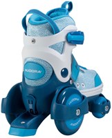 Hudora roller skates kids adjustable blue size 26-29-2