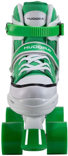 Hudora roller skates sneaker green - adjustable kids toy size 28-31-3