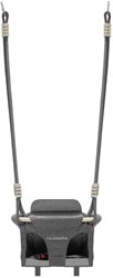 Hudora toddler rocking chair grey - safe outdoor baby swing seat