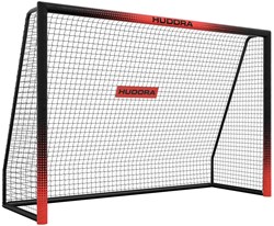 Hudora football goal Pro Tect 240 black - sturdy football goal for kids