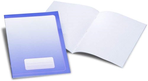 Mercurius exercise book A4 squared 5x5 mm blue - school notebook paper