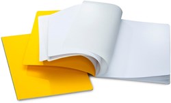 Mercurius drawing pad yellow 24x32 cm with interleaf for kids