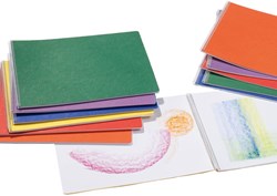 Mercurius drawing pad spiral - large sketchbook 32x24 cm green