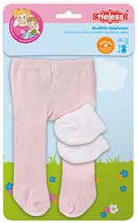 Heless doll tights with socks - pastel doll clothing 28-35 cm
