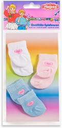 Heless doll socks set - socks for dolls 28-35 cm textile