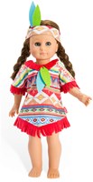 Heless doll clothes Indian set blue feathers 28-35 cm baby doll-2