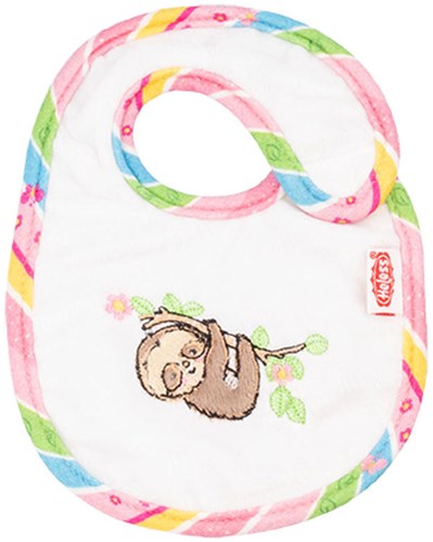 Heless doll bib sloth - colourful doll accessory