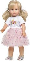 Heless doll dress unicorn Hannah 28-35 cm pink white baby doll-2