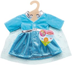 Heless doll coat ice princess with cape blue 35-45 cm doll clothing