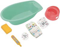 Heless doll bath with accessories penguin - bath set for dolls