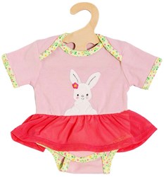 Heless doll romper with tutu Bunny Lou 28-35 cm pink baby doll outfit