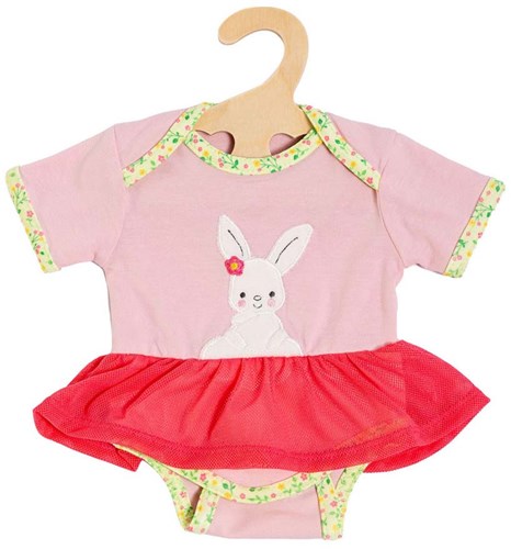 Heless doll romper with tutu Bunny Lou 28-35 cm pink baby doll outfit