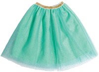 Heless doll clothing plush jacket Yuki with tulle skirt 28-35cm baby doll-3