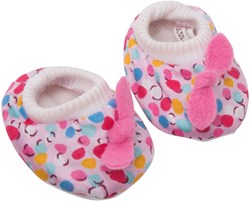 Heless doll slippers pink for baby dolls 28-35cm - doll shoes