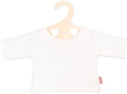 Heless doll T-shirt white - doll clothes 28-35 cm on hanger