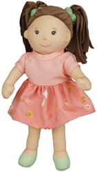 Heless doll Rosa soft rag doll 22 cm with styleable hair