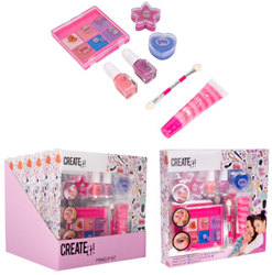 Create it! make-up set pink lilac - beauty toy make-up kit