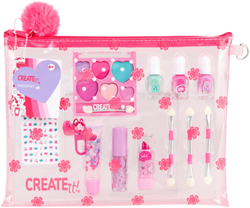 Create it! make-up bag pink toy make-up set for kids