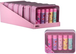 Create it! lip balm set pink tin for kids - beauty make-up
