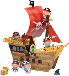 Pirate ship craft kit creative toy building for children