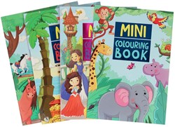 24 Mini coloring and games book B1001