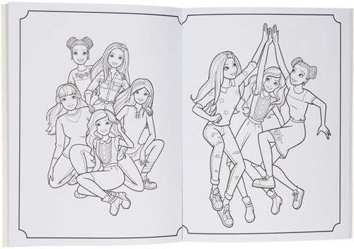 Super Color Kleurboek Barbie met Potloden-2