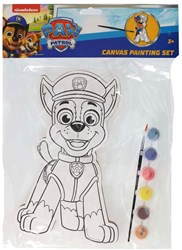 Johntoy PAW Patrol painting canvas set Chase with brush and paint
