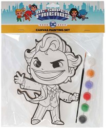 Johntoy painting canvas The Joker - DC Comics - including brush and paint