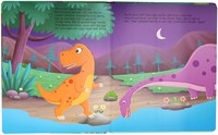 Johntoy dinosaur cardboard book with flashlight - interactive toy book-3