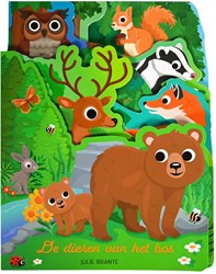 Johntoy cardboard book forest animals sturdy toddler book 3 years